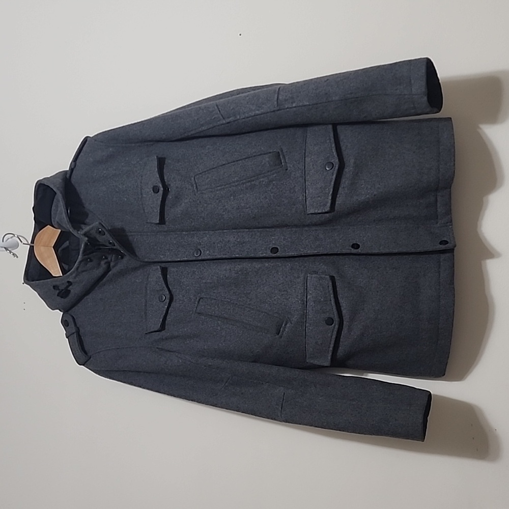 Guess Parka Jacket Men's Full Zip Lined Hooded Coat